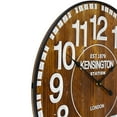 thumbnail image 3 of Northlight 24" Rustic Industrial Farmhouse Style Round Wall Clock with Metal Frame, 3 of 3