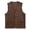 Coffee, variant on Tanghaowl Womens Vests Lightweight, Women's Postulant Activity Vest for Supermarket Clerk Workwear Outerwear Red3 M