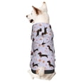 thumbnail image 5 of Uemuo Dachshund Dog Puppy for Winter Dog Hoodie Sweatshirts with Pockets Warm Dog Clothes for Small Dogs Chihuahua-X-Small, 5 of 8