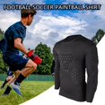 thumbnail image 5 of Camiseta de portero de fútbol con coderas para exteriores, camiseta de fútbol, chaleco acolchado, equipo de protección de seguridad deportiva, equipo grueso, 5 of 5
