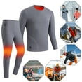 thumbnail image 3 of Sexy Dance Women Men Heating Clothing Intelligent Constant Temperature Suit Winter Heated Underwear USB Hot Clothes Thermal Underwear (10000mAH Power Supply Optional), 3 of 5
