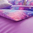 thumbnail image 3 of NTBED Tie Dye Constellation Ombre Comforter Set Queen Size Gradient Galaxy Bedding Set for Kids Girls Boys Purple 6Pcs, 3 of 6