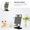 thumbnail image 3 of USHOBE LED Vanity Mirror with Adjustable Gears Swivel Design for 1Set, 3 of 8