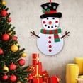 thumbnail image 3 of EUDIDV Holiday Hanging Decor Christmas Snowman DIY Change Christmas Snowman Pendant Christmas Decorations Xmas Decorative Hangings, 3 of 7