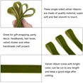 thumbnail image 5 of 18.5 Yards × 1 Inch Christmas Single Side Velvet Ribbon Green Velvet Ribbon Satin Ribbon Roll for Wedding Gift Wrapping Hair Bows Flower Arranging Home Decorating (Olive), 5 of 9