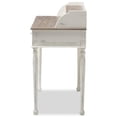thumbnail image 4 of Baxton Studio Anjou Writing Desk in White and Natural, 4 of 5