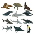 thumbnail image 3 of Modelo animal Simulación Animales Juguetes Coleccionables Realista Mar Zoológico Animal Set Criaturas marinas Juguetes para regalos Estantería Estudio, 3 of 10