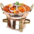 thumbnail image 2 of Zap Impex Serving Set Stainless Steel Copper Indian Karahi Angithi Serving Spoon, 3-Pieces Set Brown, 2 of 6