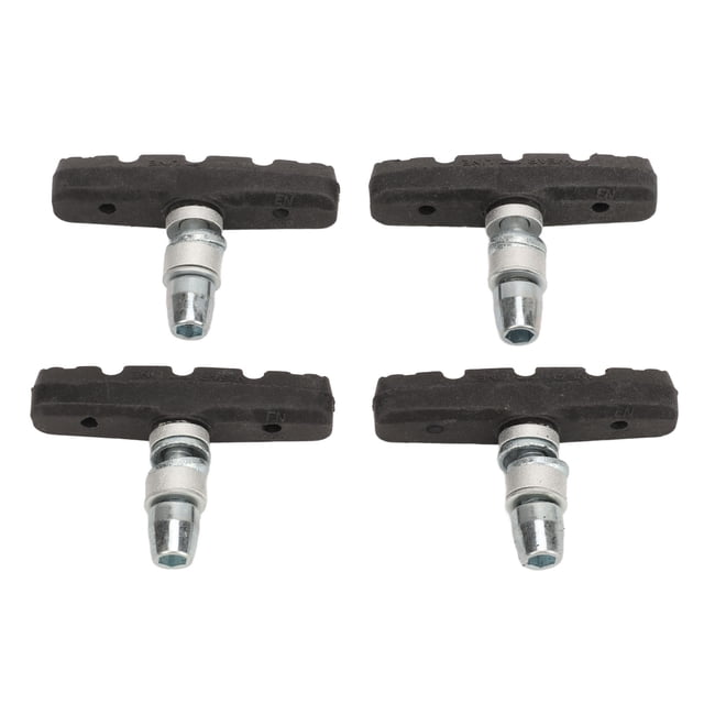 Bicycle Brake Pads Bike Brake Pads Mountain Bike V Brake Pads Mountain Bike Brake Pads Bike Brakes Pads Set 2 Pairs Bike Brakes Pads Set Noiseless Anti Slip Mountain Bicycle V