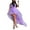 Purple, variant on Women Tiered High Low Prom Dress Bow Sash Tulle Homecoming Pageant Dresses Off Shoulder Ruffle Tutu Long Puffy Gown