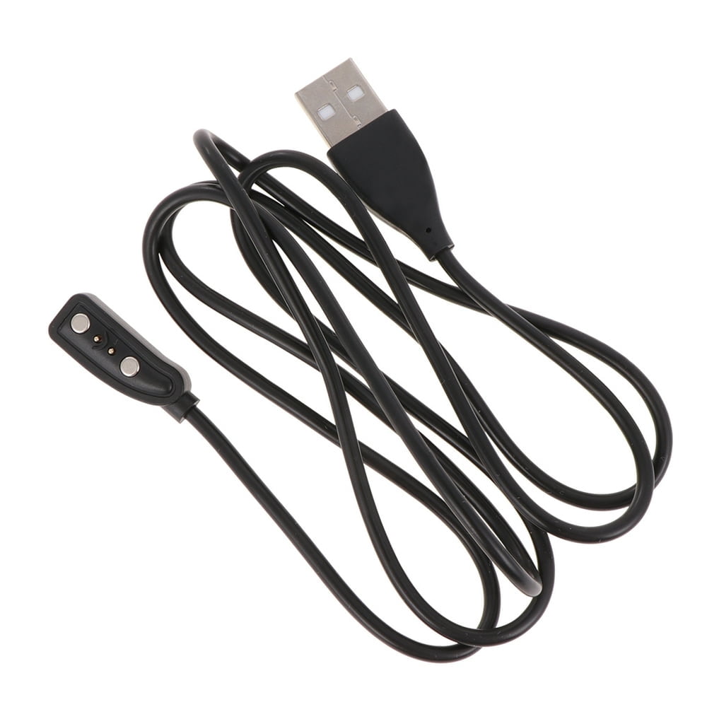 HLONK Smart Watch Charging Cable Magnetic Charging Cable USB Cable Cord Compatible for Pebble 1 Black