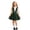 Green, variant on RTKFRFLM Girls Back-to-School Pleated Jumper Dress Kids School Uniform Style Overall Skirt Toddler Classic Preppy A-Line Gown Academic Outfits for Little Girls Ages 2-9 Years Navy
