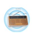 thumbnail image 4 of Stereo Bluetooth Speaker FM Radio Portable Speaker Radio Mp3 Play Sound Recording Hand Free for Phone And Flashlight ,Easy to Use, 4 of 6