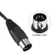 thumbnail image 3 of Cable S Video Uxcell de 5ft, Adaptador Convertidor de 5 Pin S-Video Macho a 3 RCA Macho para Receptor de TV Monitor, 3 of 5