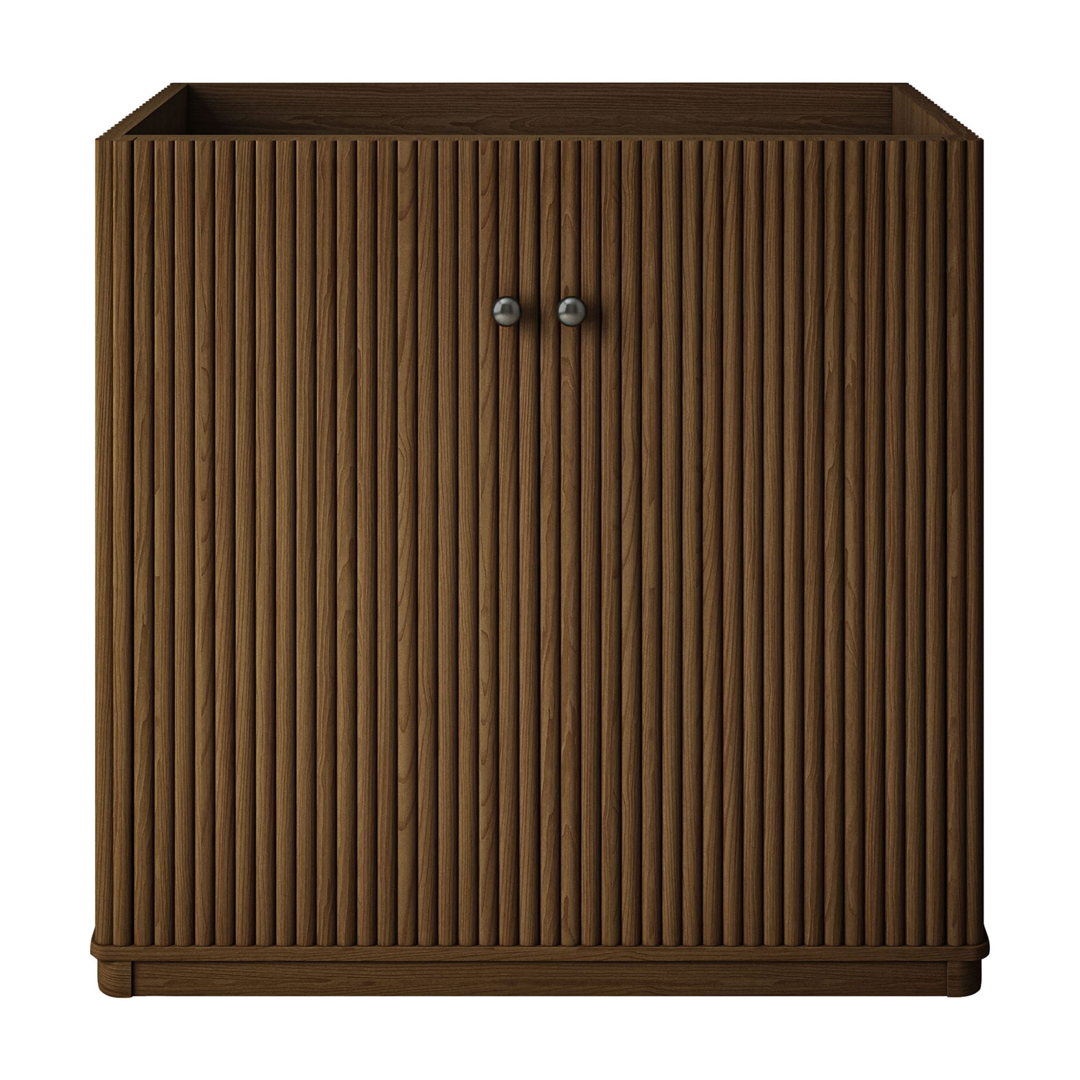 Lafayette 36" Freestanding Bathroom Vanity Cabinet without Top in Brown Oak
