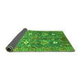 thumbnail image 2 of Ahgly Company Indoor Square Oriental Green Traditional Area Rugs, 5' Square, 2 of 4