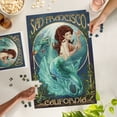 thumbnail image 2 of Lantern Press 1000 Piece Jigsaw Puzzle, San Francisco, California, Mermaid, 2 of 5
