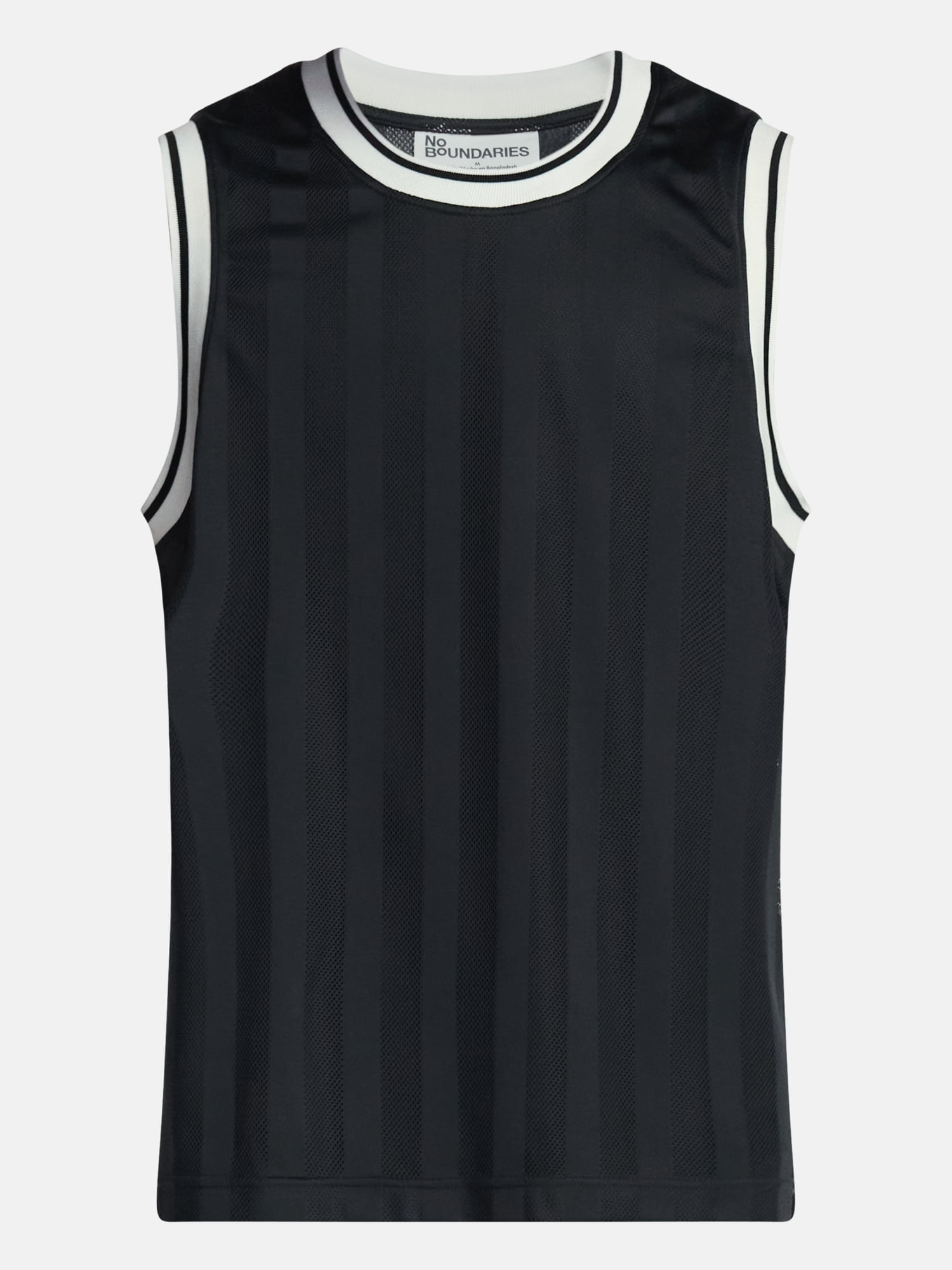 No Boundaries Striped Mesh Tank Top, Men's XS-2XL