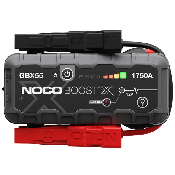 NOCO Boost X GBX55 1750A 12V UltraSafe Portable Lithium Jump Starter, Booster de Batterie de Voiture, Chargeur Powerbank USB-C et Câbles de Démarrage pour jusqu'à 7,5 Litres de Gaz et 5,0 Litres de Moteurs Diesel
