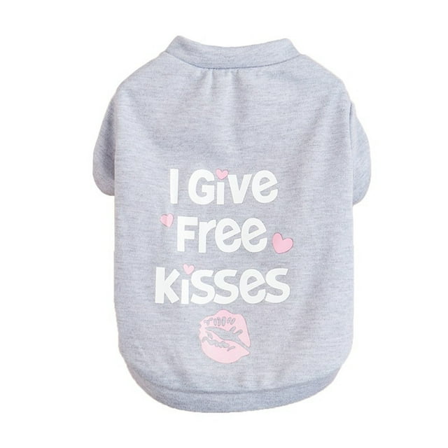 Pet Clothes Spring Summer Pet Breathable Comfortable Clothes Cute Printed Pet Clothes for Cats and Dogs