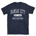 thumbnail image 1 of Kansas City Missouri Classic Established Men's Cotton T-Shirt, 1 of 1