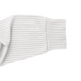 thumbnail image 6 of SeCaotees Men Long Sleeve Henley Polo Shirts Button Placket Striped Cuff Detail Muscle Fit Soft Knit For Leisure And Weekend Outing Tops White,M, 6 of 7