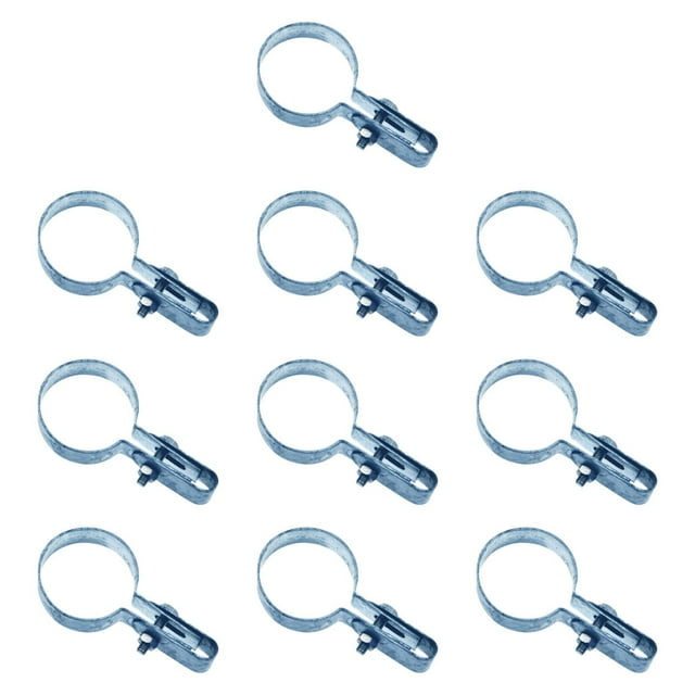 10 piezas de pesca de agarre pesado Clips Larp Clips Lock Arena para el invernadero Anti Bird Net Lado individual