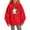 Red, variant on Mercatoo Boys Girls Oversized Sweatshirt 𝐏reppy Long Sleeve Cute Graphic Pullover Teen Halloween Beachwear Pumpkin Hoodies