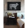 thumbnail image 4 of "Beef Formation" Painting Print on Brushed Aluminum, 4 of 5