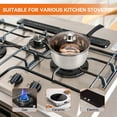 thumbnail image 5 of Saucepan with Lid, 2 Quart Stainless Steel Sauce Pot with Glass Lid Small Sauce Pan for Home Kitchen Restaurant Cooking, 5 of 6