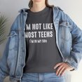 thumbnail image 7 of I'm Not Like Most Teens I'm In My 50s Shirt, Birthday Gift Tee - ID: 1806, 7 of 7