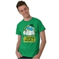 thumbnail image 5 of Saint Paddys Lucky Tootsie Pop Owl Men's Graphic T Shirt Tees Brisco Brands S, 5 of 6