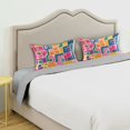thumbnail image 3 of Yayeee Pillowcase Standard Size Set of 2 Satin Wrinkle Resistant Pillow Case, Art Map, 3 of 7