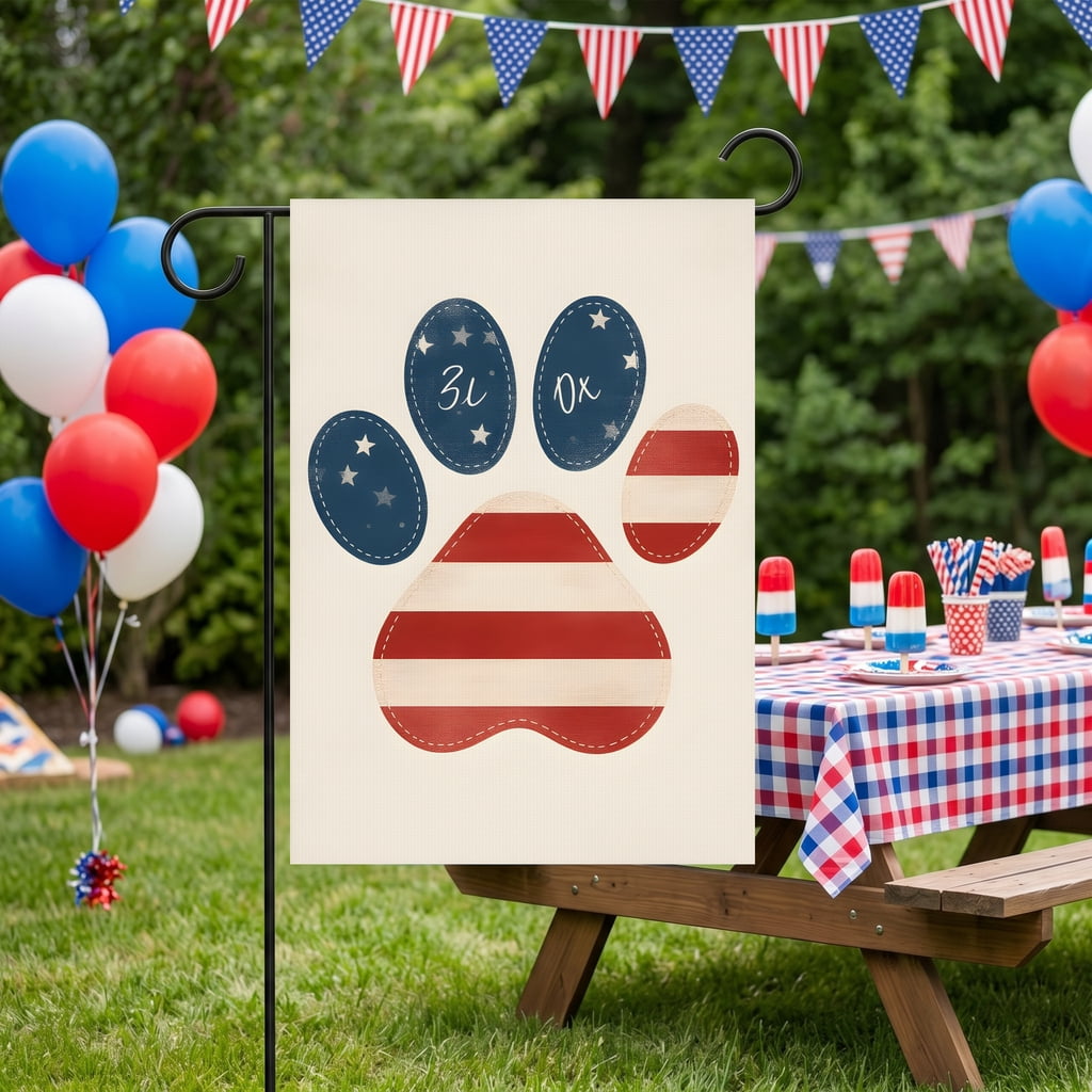 American Flag Garden Flag OX USA 250th Anniversary Decorations 28x40 inches Full Size Flag