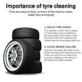thumbnail image 4 of Car Tire Cleaning Brush Wheel Brush Rim Cleaner Short-handled Cleaning Tool for Car Motorcycle Bicycle, 4 of 9