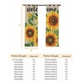 thumbnail image 6 of Fsddascl Farmhouse Sunflowers Blackout Curtains for Bedroom/Living Room, Thermal Insulated Kitchen Curtains, Vintage Country Yellow Floral on Linen Grommet Darkening Window Treatment Drapes 52"x72"x2, 6 of 6