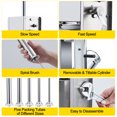 thumbnail image 3 of Festisoul Sausage Stuffer, 22LBS/10L Manual Sausage Maker Machine, Meat Stuffer with Dual Speed, Stainless Steel with 5 Stuffing Tubes for Commercial and Home Use, 3 of 8