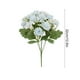thumbnail image 3 of pstuiky Ramo de hortensias y crisantemos artificiales, decoración para el hogar, bodas, recepciones, mesas de hotel, salas de estar, 3 of 6