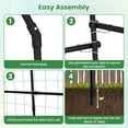 thumbnail image 3 of generic Garden Arch Trellis for Climbing , 7.5FT Tall  Support Archway with PE Coated Metal Structure for Climbing Vine/Vegetables/Fruit/Flower, Outdoor Cucumber Trellis for Raised Bed, 3 of 9