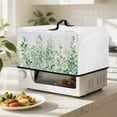 thumbnail image 4 of FOR U DESIGNS Eucalyptus Leaves Pattern Microwave Oven Dust Cover Stain Resistant Lid for Air Fryer Toaster Oven Dust-Proof Kitchen Appliance Covers, 20.9 x 15.7 x 12.4 inches-L, 4 of 8