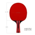 thumbnail image 3 of Regail CE-Certified Ping Pong Paddle Set: 2 Rackets (Vertical Grip, Model 8026W-S) & 3 Balls, Multiple Colors, 25.5X15cm Optimal Size for Fitness/Sports, Durable Export-Quality Design for Versatile, 3 of 6