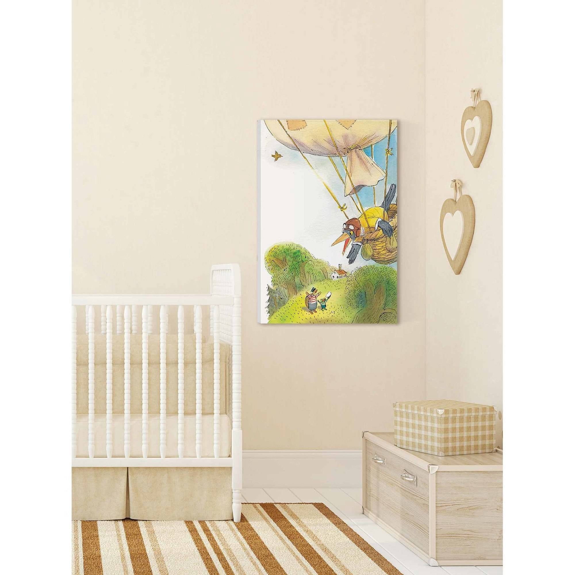 "Fly Away" Painting Print on Wrapped Canvas
