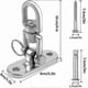 thumbnail image 5 of Heavy Duty Swing Hangers, Stainless Steel 450kg Load Swing Hooks, 5 of 5
