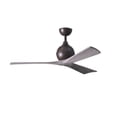 thumbnail image 2 of Irene-3 three-blade paddle fan in Textured Bronze finish with 52" solid barn wood tone blades., 2 of 7