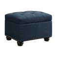 thumbnail image 5 of Pemberly Row Ottoman de Rangement Bleu, 5 of 5