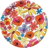 7'' Luncheon Plates 8-Pack, Hot Flowers