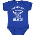 thumbnail image 3 of Inktastic Handpicked for Earth by My Nana in Heaven with Angel Wings Boys or Girls Baby Bodysuit, 3 of 5