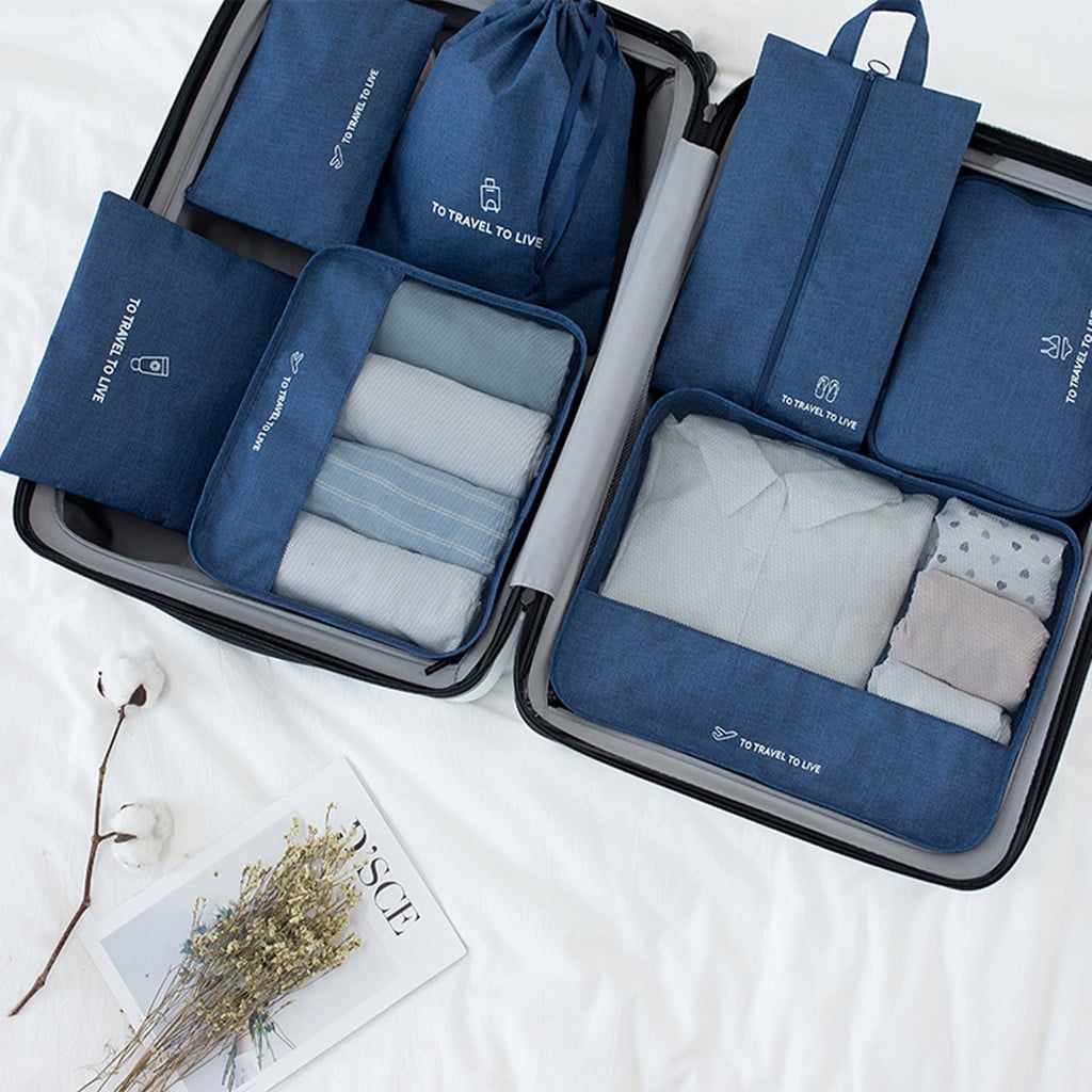 luggage packing organizer set