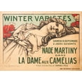 thumbnail image 2 of Vintage Apple Collection 32x24 White Modern Wood Framed Museum Art Print Titled - la-dame-aux-camelias, 2 of 4