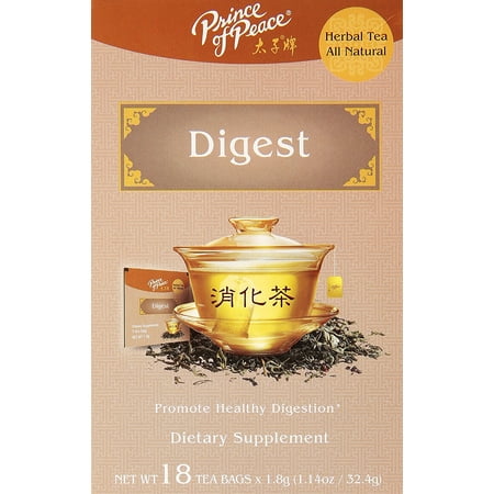 Digest Herbal Tea 18 Bags, Promote Healthy Digestion* By Prince Of